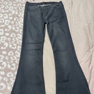 Genetic denim flare bell bottom jeans dark gray 28 women’s pants